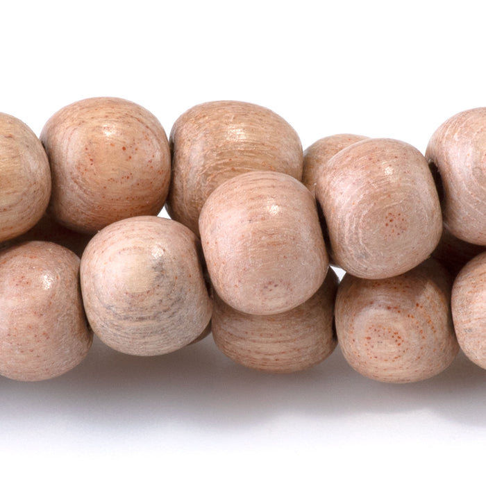 This is a Dakota Stones 8mm Rose Wood Gemstone strand with round beads in 15-16 inch strand.