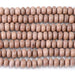 This is a Dakota Stones 8mm Rose Wood Gemstone strand with rondelle beads in 15-16 inch strand.