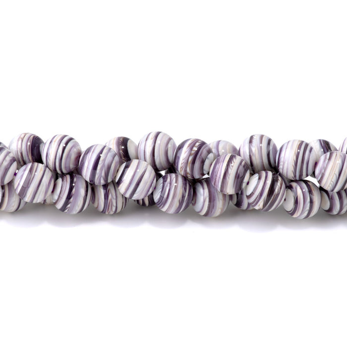 Wampum Shell 12mm Round - 15-16 Inch