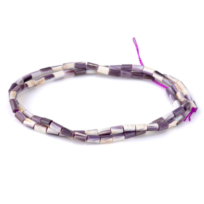 Wampum Shell 3x5mm Tube - 15-16 Inch