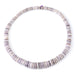 This is a Dakota Stones 8-14mm Wampum Shell Gemstone strand with heishi beads in 15-16 inch strand.
