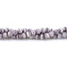 This is a Dakota Stones 8mm Purple Shell Gemstone strand with round beads in 15-16 inch strand.