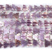 This is a Dakota Stones 8x11mm Wampum Shell Carved Butterfly Gemstone strand of round beads in 15-16 inch strand.