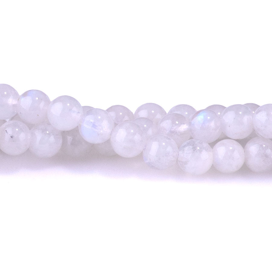 White Moonstone 4mm Round - Limited Editions - 15-16 inch