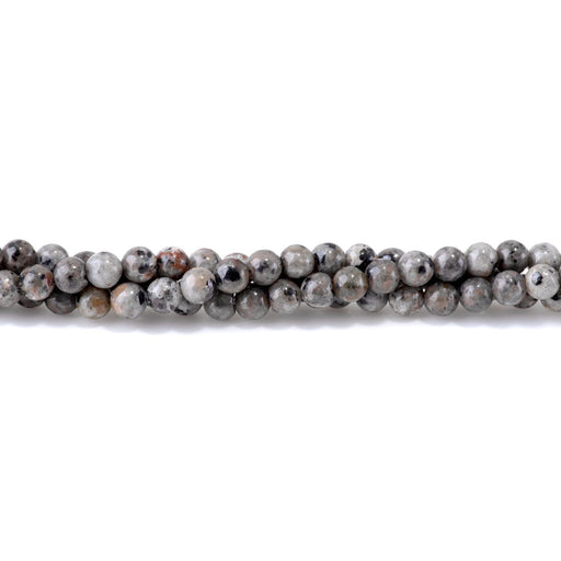 This is a Dakota Stones 6mm Yooperlike Gemstone strand with round beads in 15-16 inch strand.