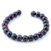 SHOW Potato Freshwater 9-10mm Purple Large Hole Pearl Strand