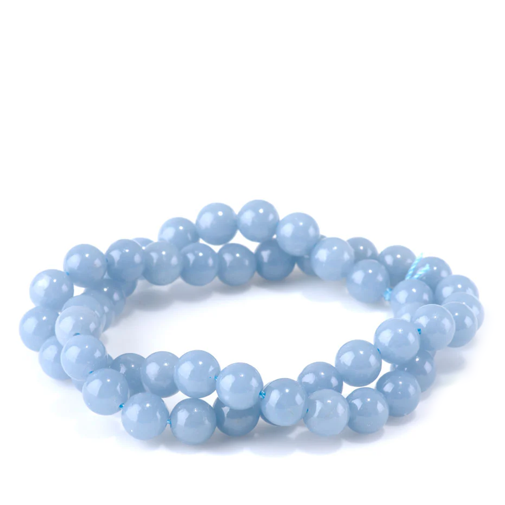 Angelite Gemstone Beads