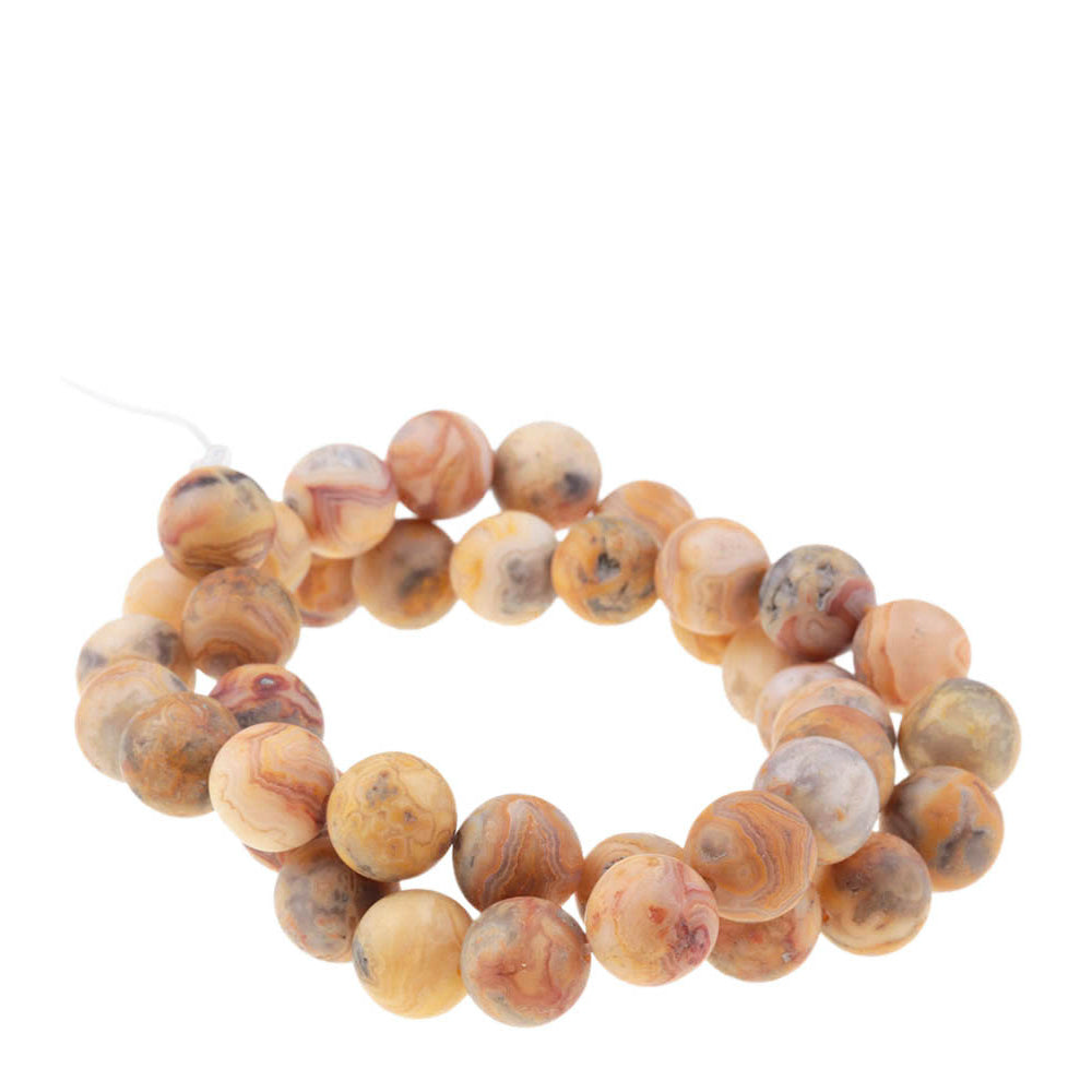 Crazy Lace Agate Gemstone Beads