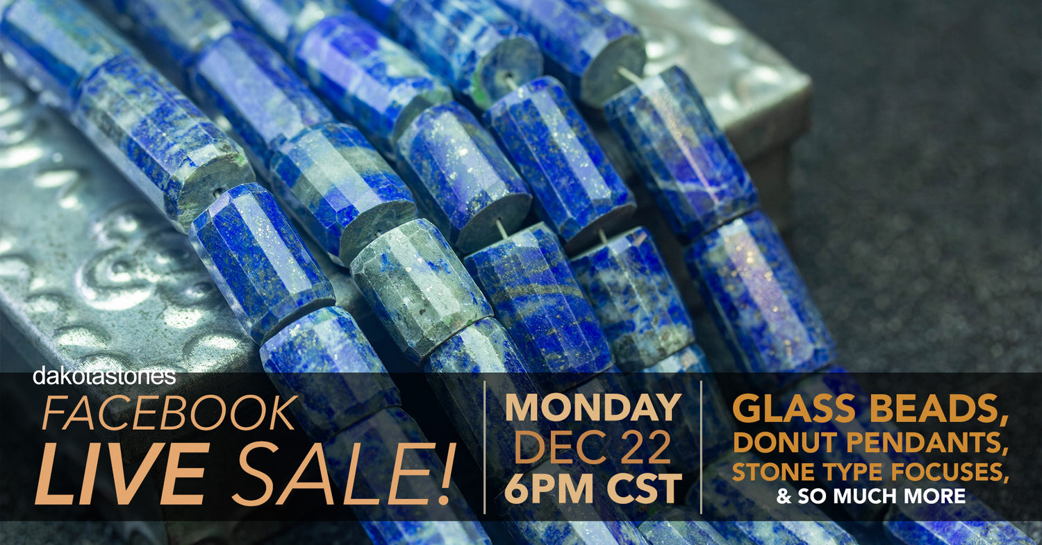 Dakota Stones Live Sales Every Monday at 6:00PM CST