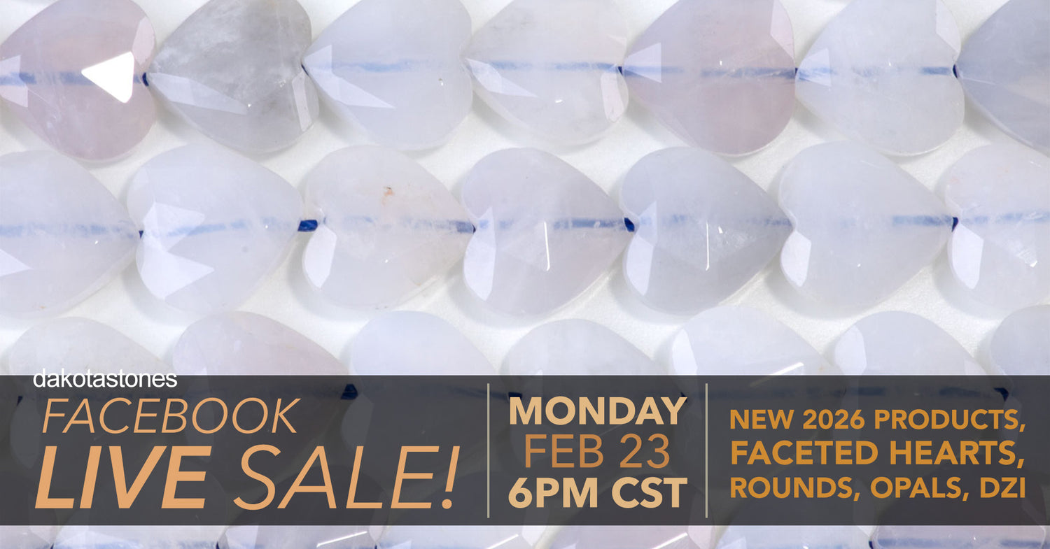 Dakota Stones Live Sales Every Monday at 6:00PM CST