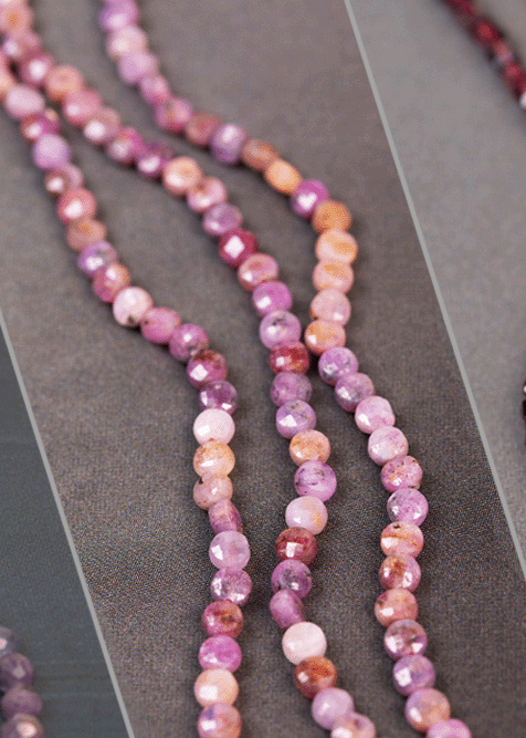 Faceted & Microfaceted Shaped Beads