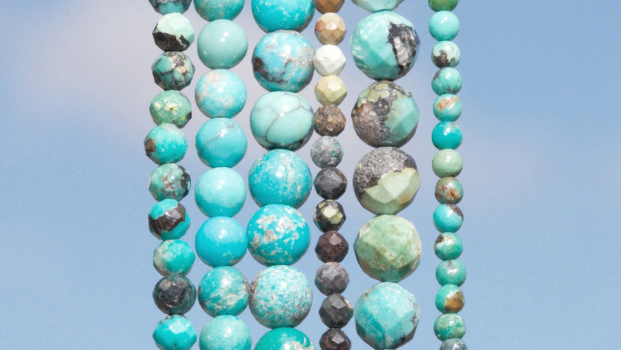 Genuine turquoise, stabilized to last
