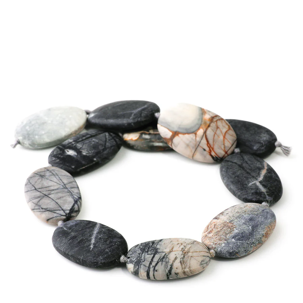 Picasso Jasper Gemstone Beads