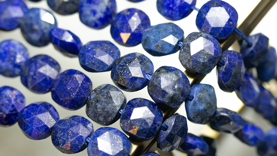 The blue with gold in it