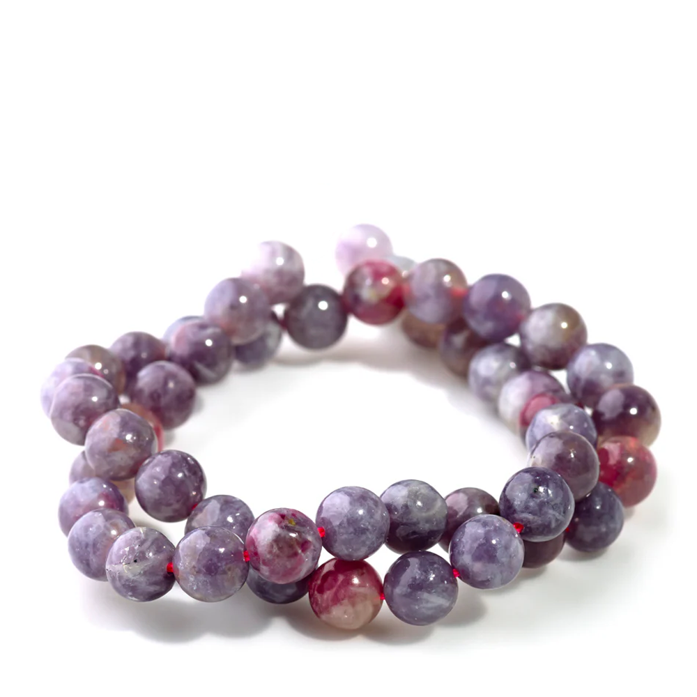 Lepidolite Gemstone Beads