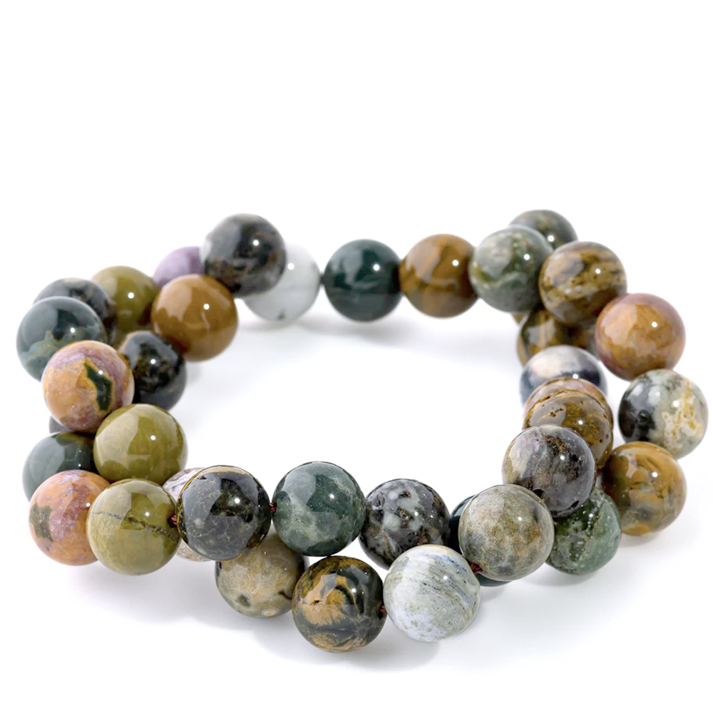 Ocean Jasper Gemstone Beads