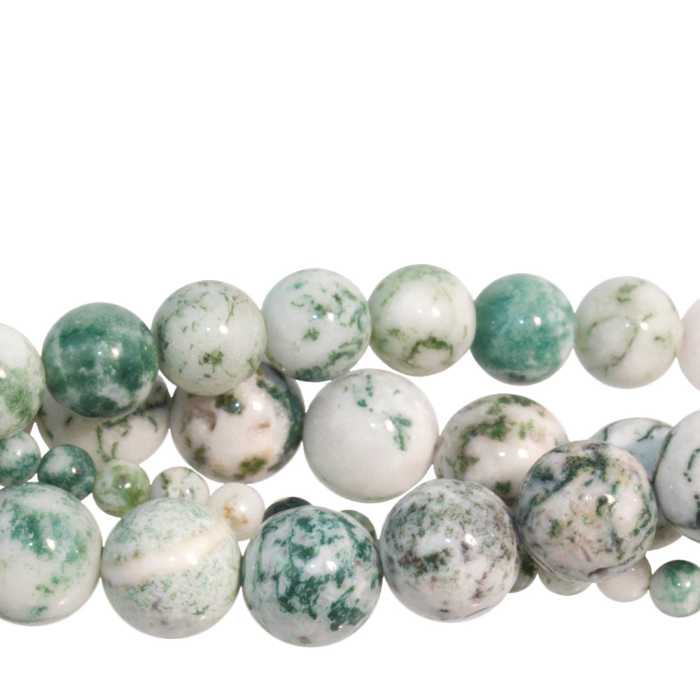 Tree Agate Gemstone Beads