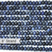 This is a Dakota Stones 6mm Dumorterite Gemstone strand with rondelle beads in 8 inch strand.
