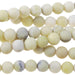 MATTE Australian Butter Jasper 6mm Round 8-Inch