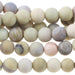 MATTE Australian Butter Jasper 8mm Round 8-Inch