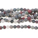 MATTE African Blood Stone 6mm Round 15-16 Inch