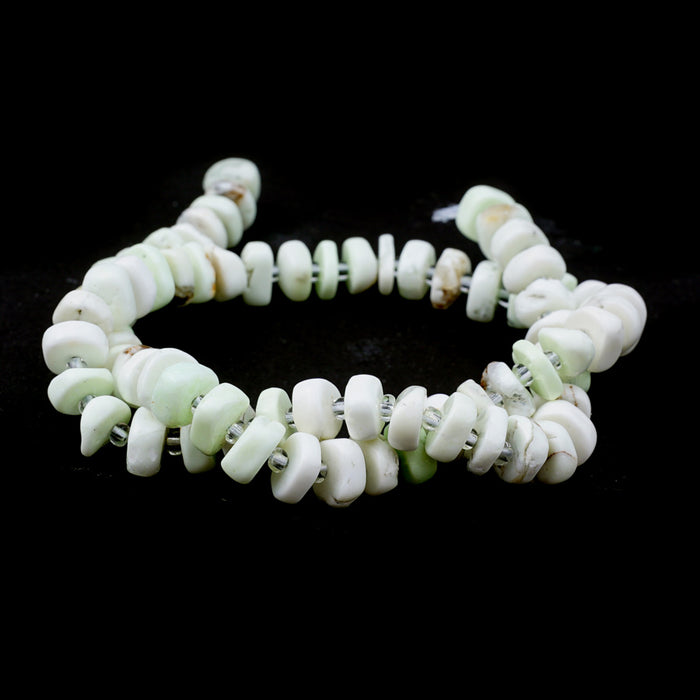 Chrysoprase 4x8mm Chip Lemon - 15-16 Inch - CLEARANCE