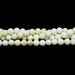 Australian Chrysoprase Lemon, Matte 6mm Round - 15-16 Inch