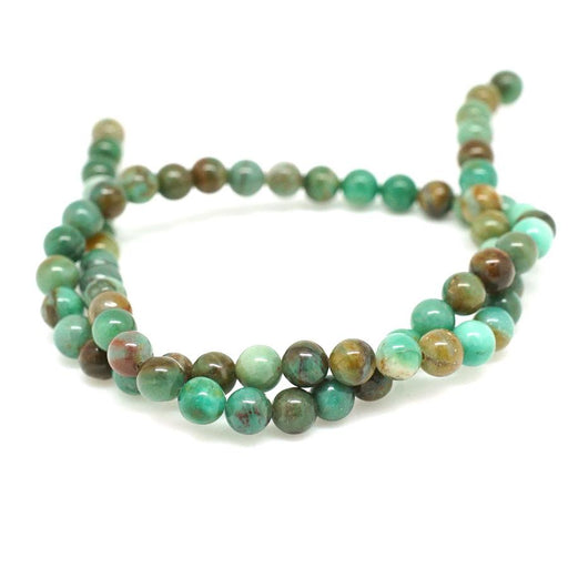 Australian Chrysoprase AA 6mm Round - 15-16 Inch