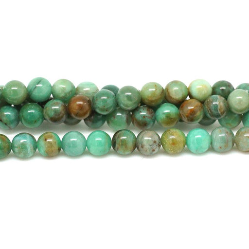 Australian Chrysoprase AA 6mm Round - 15-16 Inch