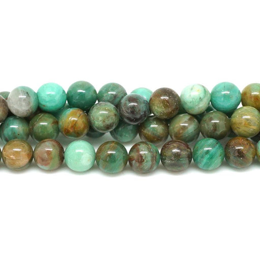 Australian Chrysoprase AA 8mm Round - 15-16 Inch