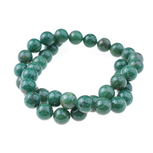 African Jade (A) 10mm Round 15-16 Inch