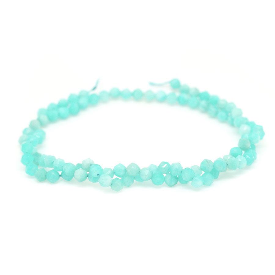 Amazonite A 4mm Double Heart - 15-16 Inch