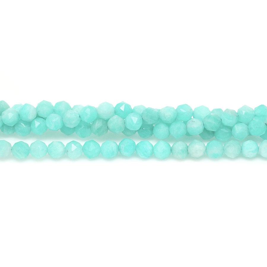 Amazonite A 4mm Double Heart - 15-16 Inch