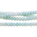 Amazonite 8mm Faceted Rondelle 8-Inch