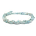 4-4.5mm Aquamarine  Natural Cube - 15-16 Inch