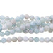 MATTE Aquamarine (multi) 6mm Round 15-16 Inch