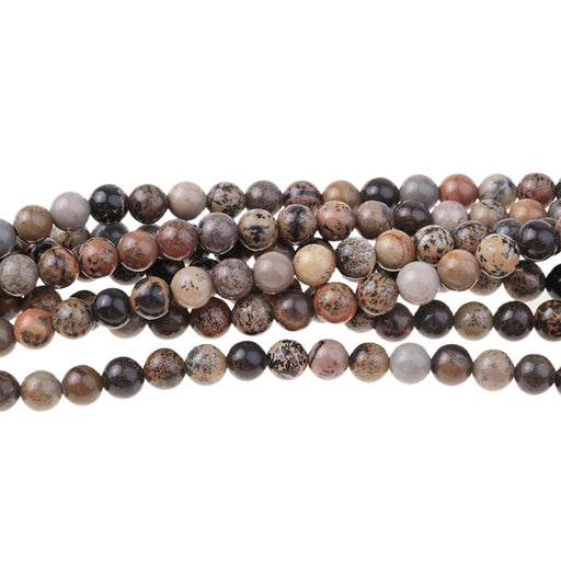 Artistic Jasper 6mm Round 15-16 Inch