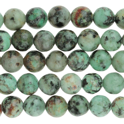 African Turquoise 6mm Round 8-Inch