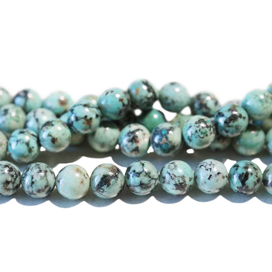 African Turquoise (AAA) 6mm Round 15-16 Inch