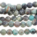 MATTE African Turquoise 6mm Round 8-Inch