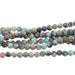 MATTE African Turquoise 6mm Round 8-Inch