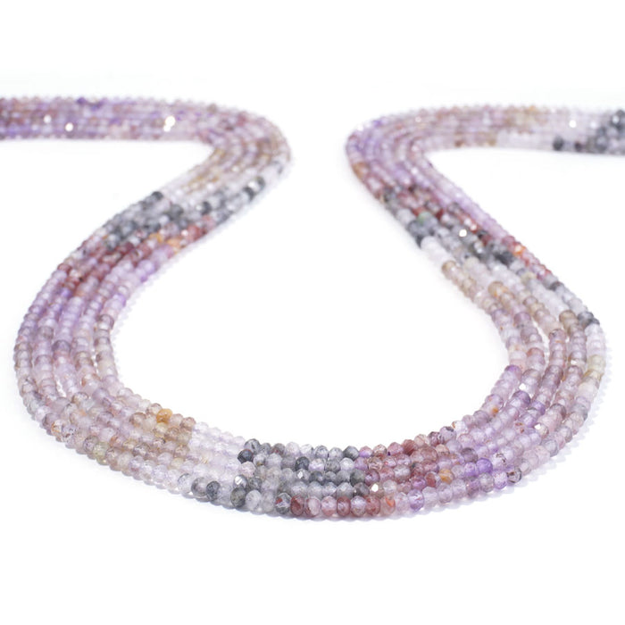 Auralite 3mm Rondelle Faceted Banded - 15-16 Inch