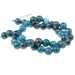 A Grade Blue Apatite 10mm Round 15-16 Inch