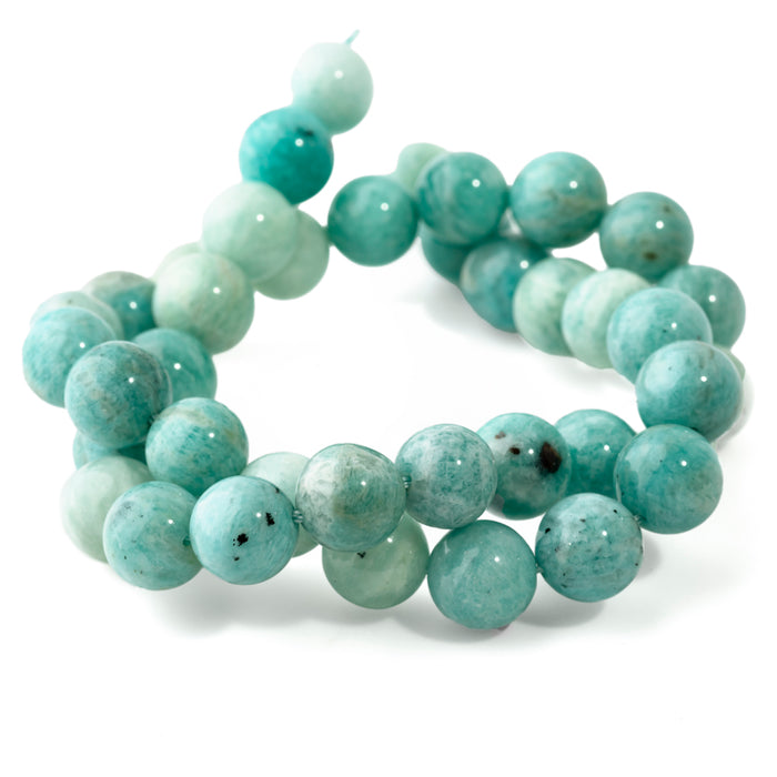 Brazilian Amazonite 10mm Round Multi - 15-16 Inch