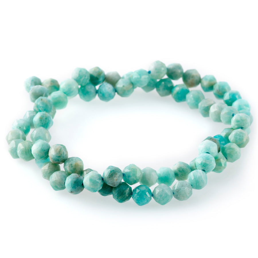 Brazilian Amazonite 6mm Double Heart Faceted - 15-16 Inch
