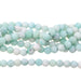 MATTE Brazilian Amazonite AAA Grade 6mm Round 15-16 Inch