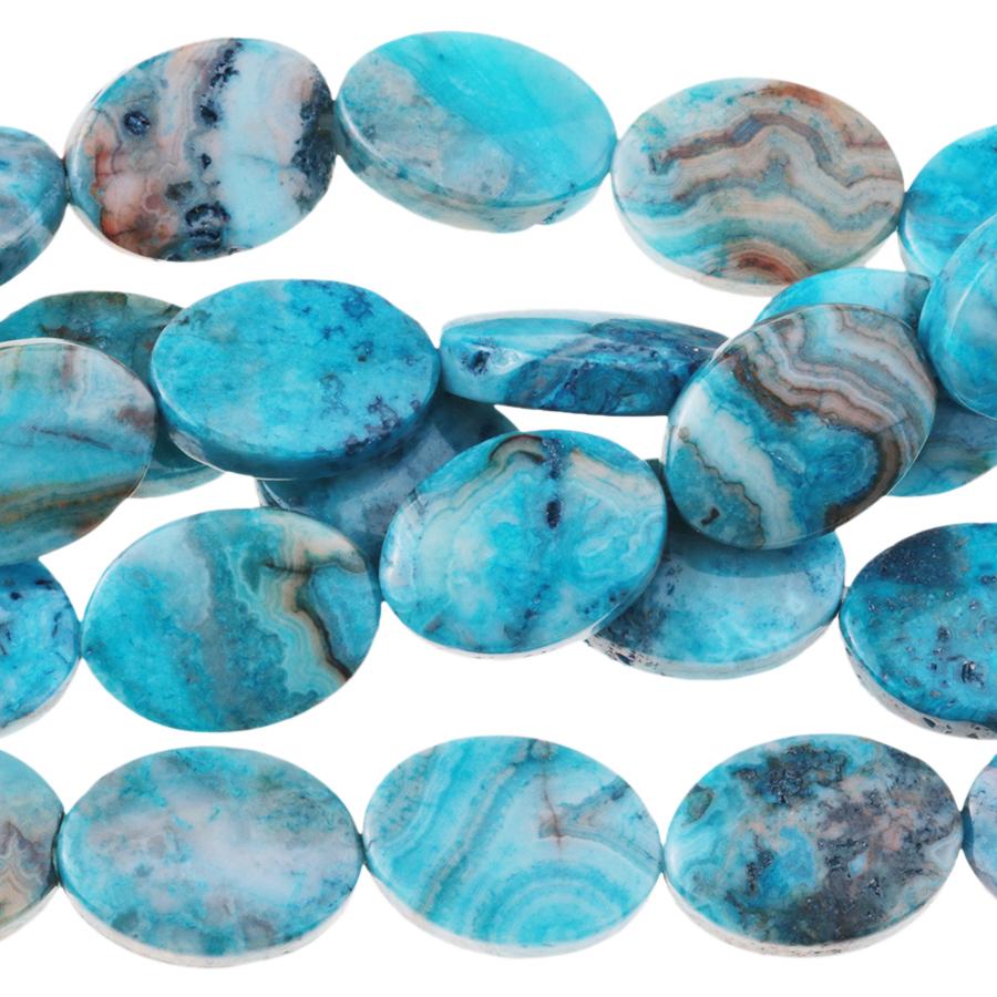 Blue Crazy Lace Agate 10x14 Oval 8-Inch