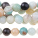 Black-Gold Amazonite 8mm Round 8-Inch