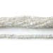This is a Dakota Stones 3mm Blue Moonstone Gemstone strand with A grade faceted rondelle beads in 15-16 inch strand.