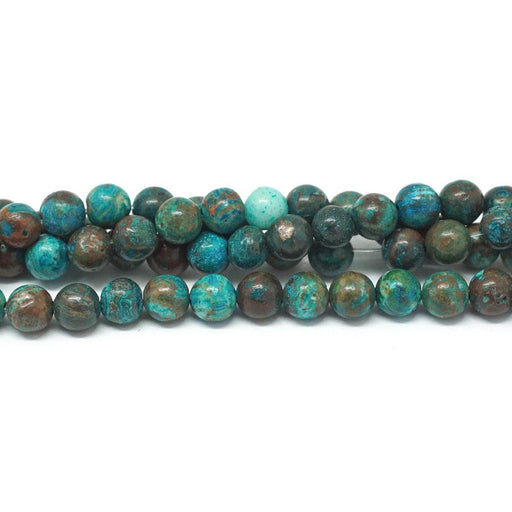 Blue Sky Jasper Dyed 6mm Round - 15-16 Inch